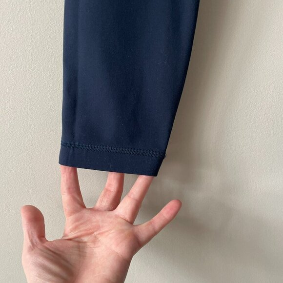 Lululemon 2022 Align Crop 23" High Rise Pull On Yoga Leggings True Navy Blue 2 - Picture 8 of 9